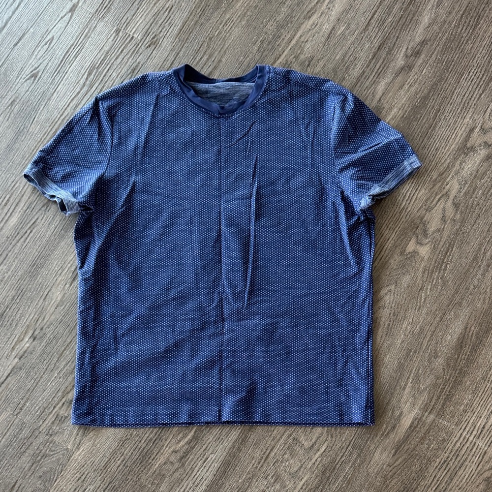 lululemon athletica Navy Patterned Tee